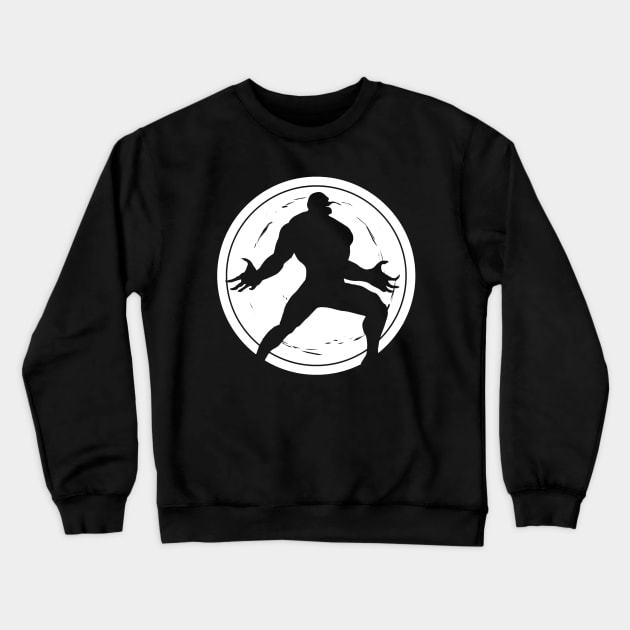 Game Venom Silhouette Crewneck Sweatshirt by iSymbiote